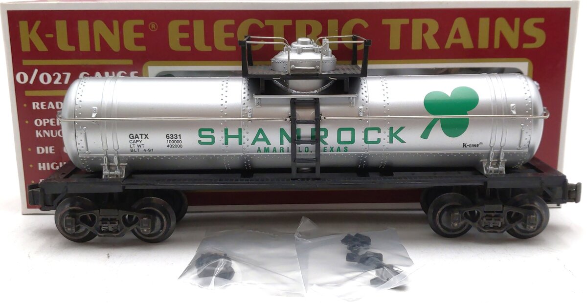 K-Line K6331 Shamrock Oil Single Dome Tank Car EX/Box