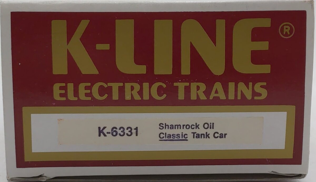 K-Line K6331 Shamrock Oil Single Dome Tank Car EX/Box