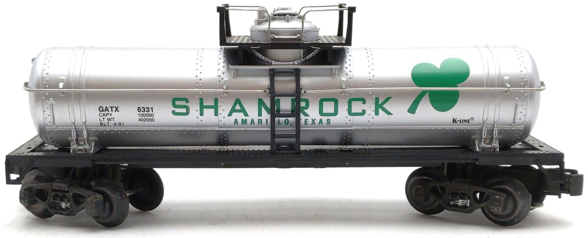 K-Line K6331 Shamrock Oil Single Dome Tank Car EX/Box