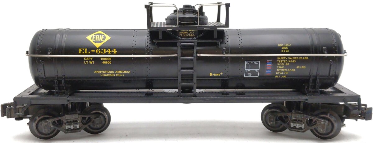 K-Line K6344 O Erie Single Dome Tank Car EX/Box