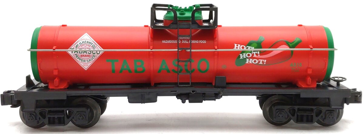 Lionel 6-16180 O Gauge Tabasco Single Dome Tank Car #6315 LN/Box