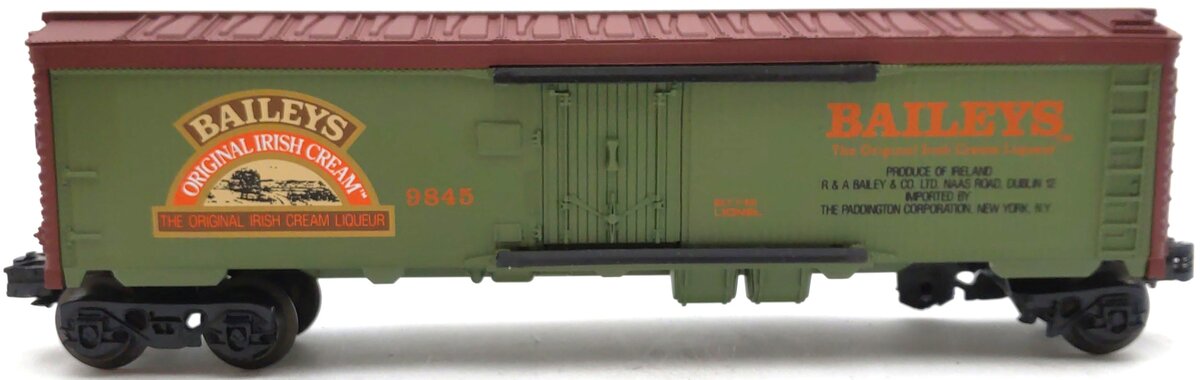 Lionel 6-9845 O Gauge Baileys Irish Cream Billboard Reefer Car #9845 VG/Box