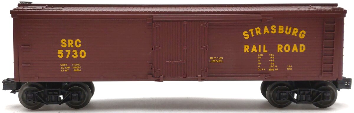 Lionel 6-5730 O Gauge Strasburg Railroad Woodside Reefer Car LN/Box