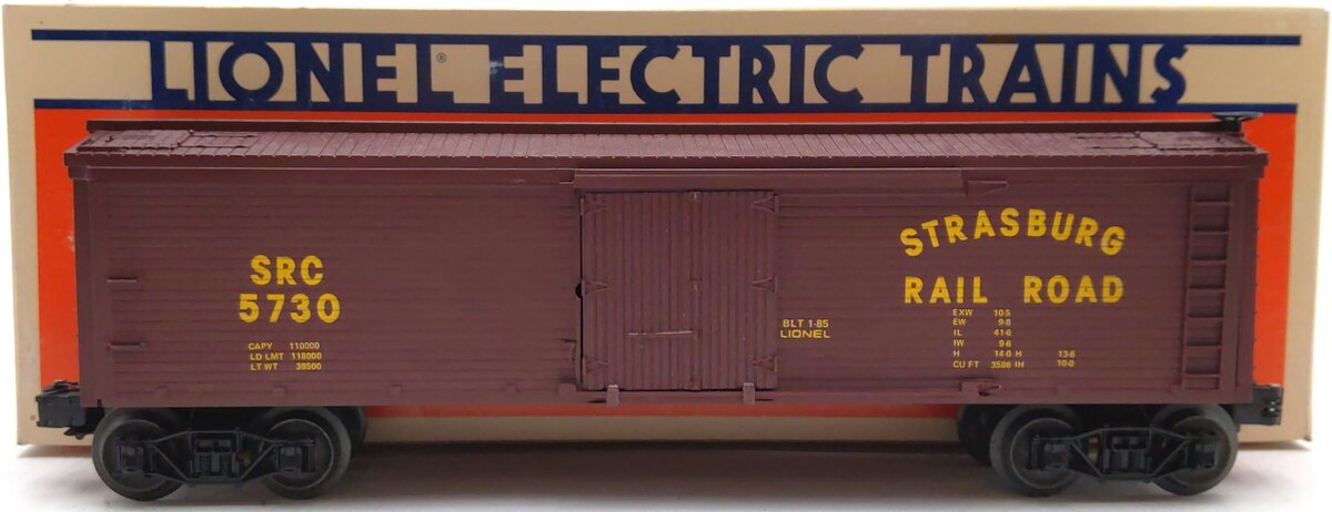 Lionel 6-5730 O Gauge Strasburg Railroad Woodside Reefer Car LN/Box