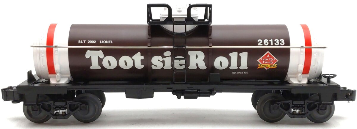 Lionel 6-26133 O Gauge Tootsie Roll Single Dome Tank Car LN/Box