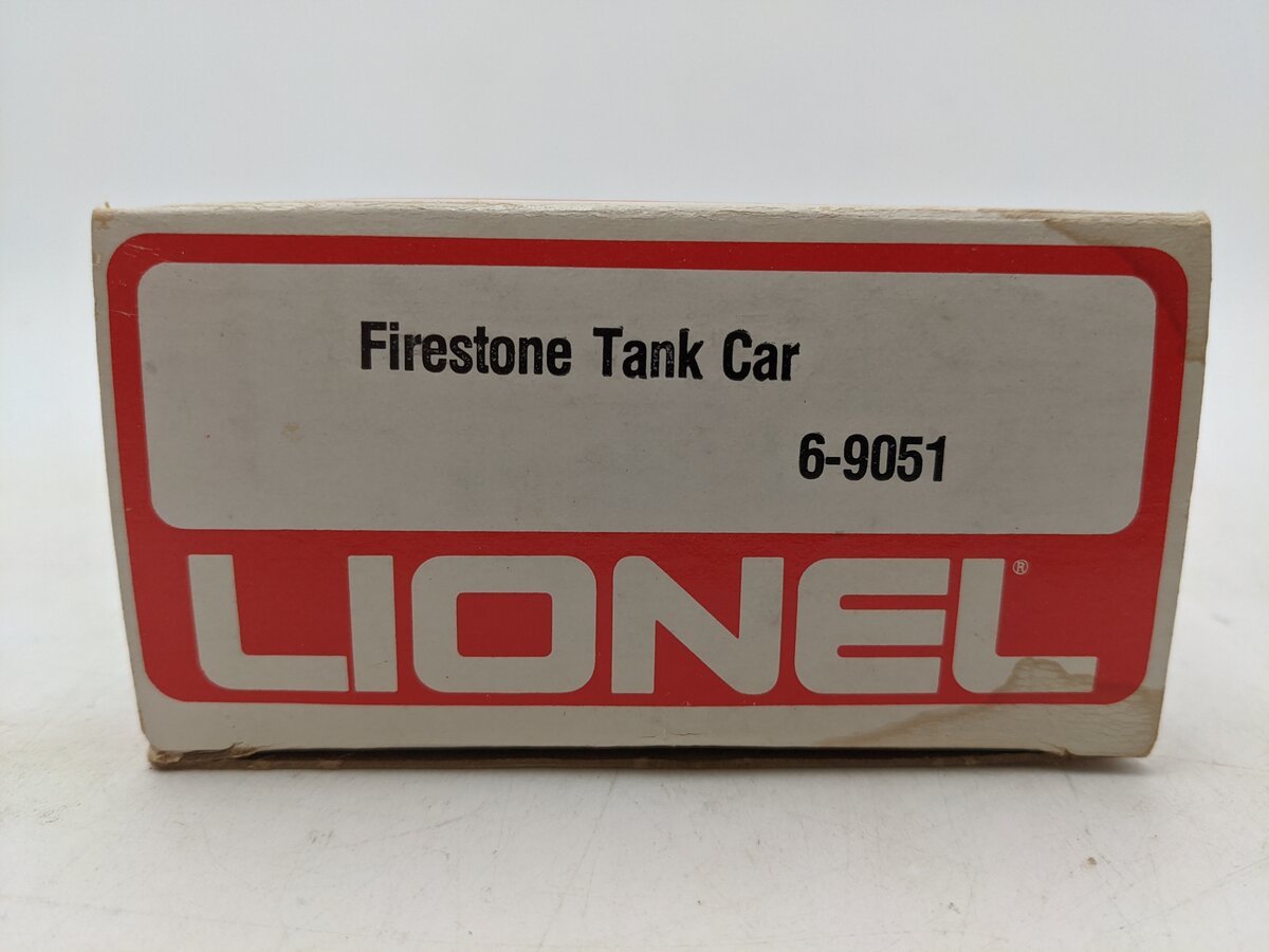 Lionel 6-9051 O Gauge Firestone Single Dome Tank Car EX/Box