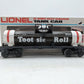 Lionel 6-9324 O Gauge Tootsie Roll Single Dome Tank Car VG/Box