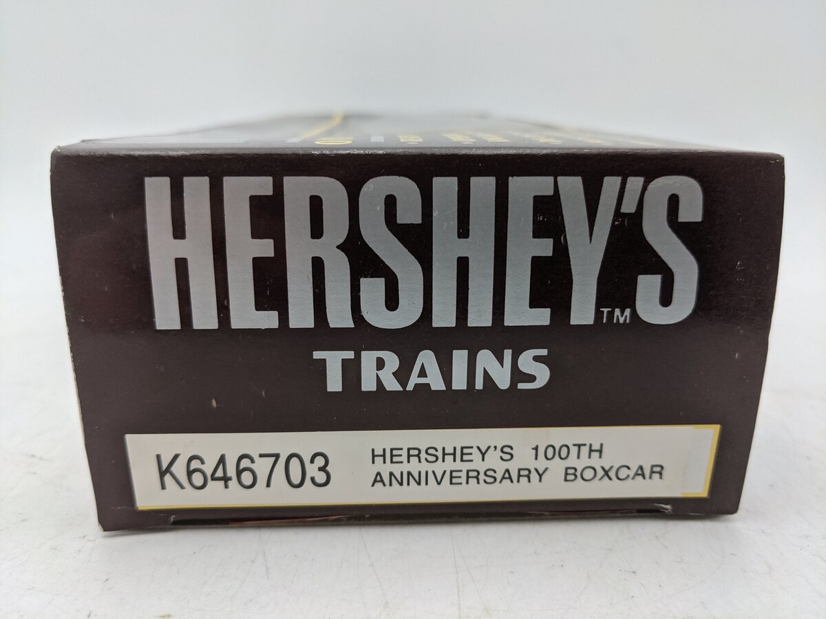 K-Line K646703 O Gauge Hershey's 100th Anniversary Boxcar EX/Box