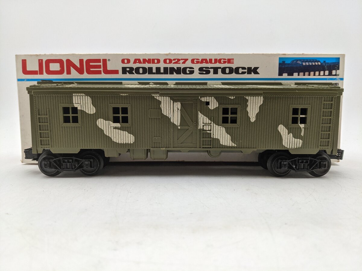 Lionel 6-5727 O Gauge US Marines Bunk Car-Unlettered LN/Box