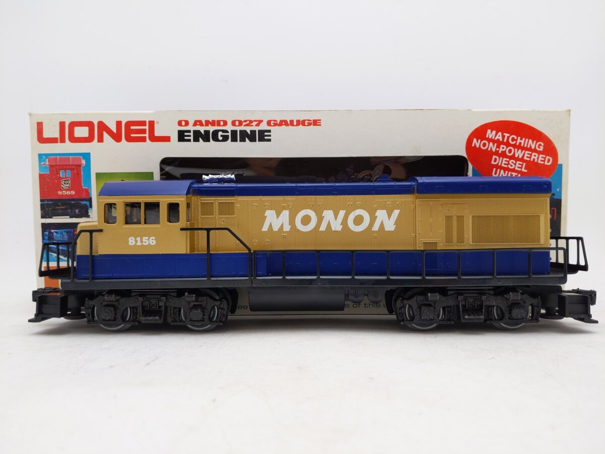 Lionel 6-8156 O Gauge Monon U36B Dummy Diesel Locomotive EX/Box
