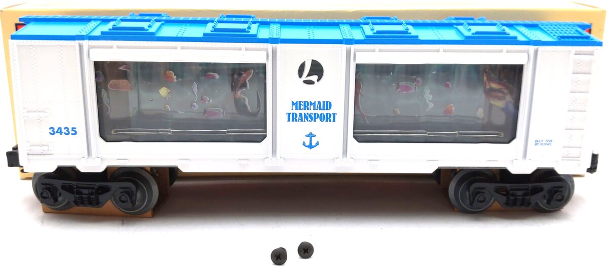 Lionel 6-19856 O Gauge Operating Mermaid Aquarium Car #3435 EX/Box