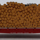 S-Helper 00302 S Gauge Maine Central Bulkhead Flatcar #7712 w/Pulpwood Load EX/Box