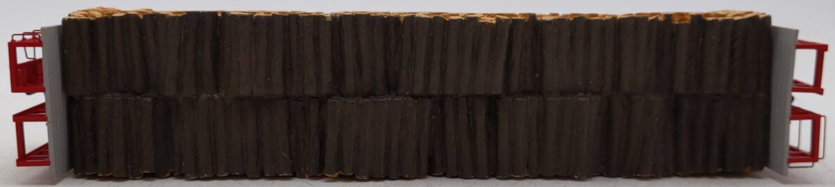 S-Helper 00302 S Gauge Maine Central Bulkhead Flatcar #7712 w/Pulpwood Load EX/Box