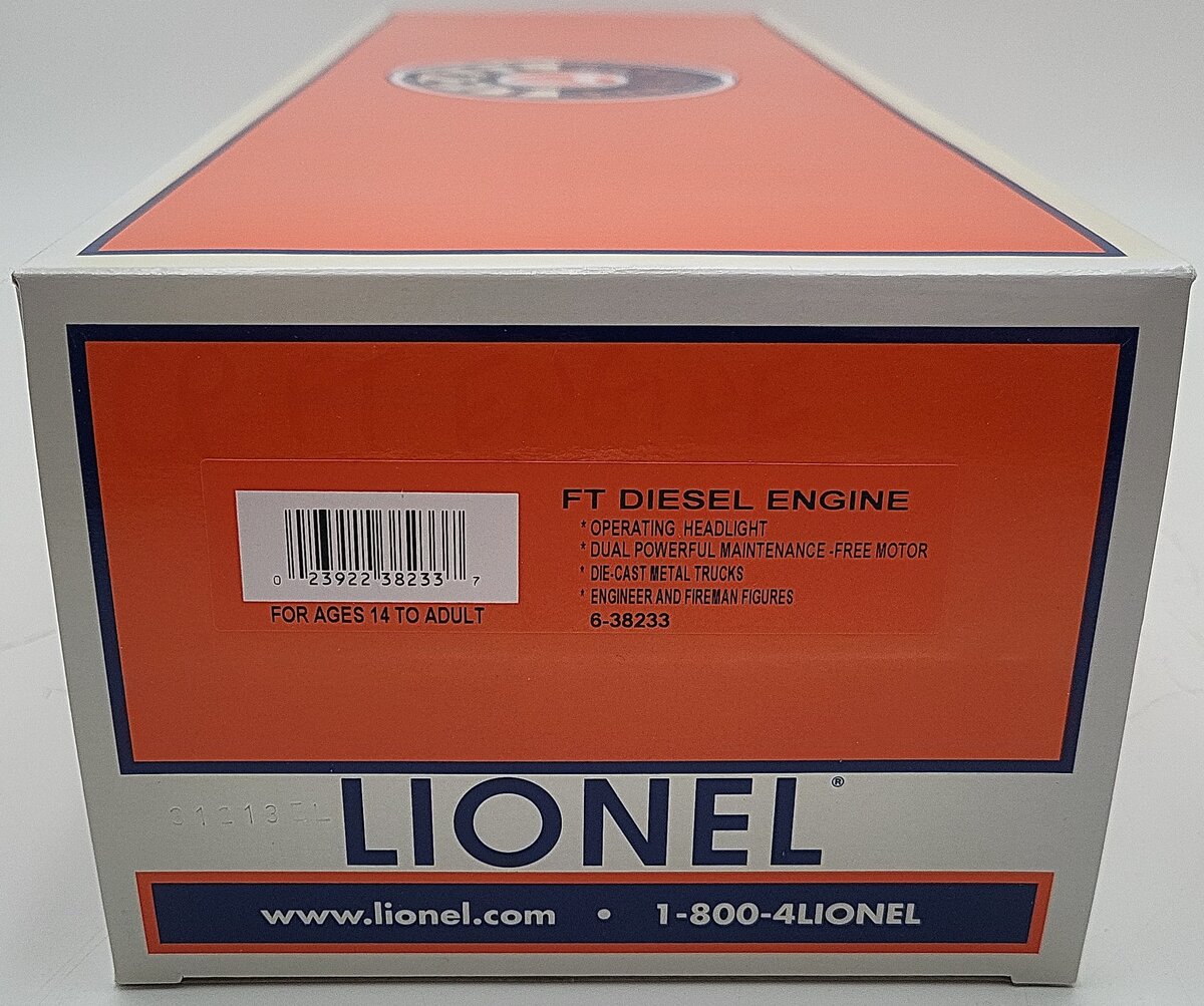 Lionel 6-38233 Canadian Pacific FT Diesel Locomotive #1410 LN/Box