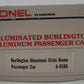 Lionel 6-9588 O Gauge Burlington Aluminum "Silver Dome" Vista Dome Passenger Car EX/Box