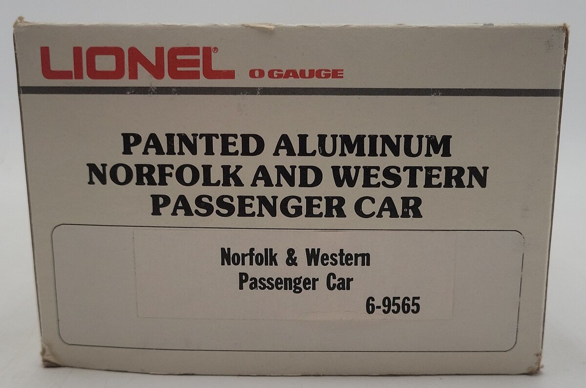 Lionel 6-9565 O Gauge Norfolk & Western Aluminum Passenger Car #578 EX/Box