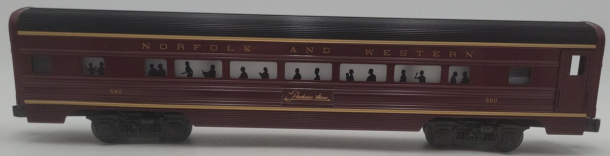 Lionel 6-9563 O Gauge Norfolk & Western Aluminum Combo Car #578 EX/Box