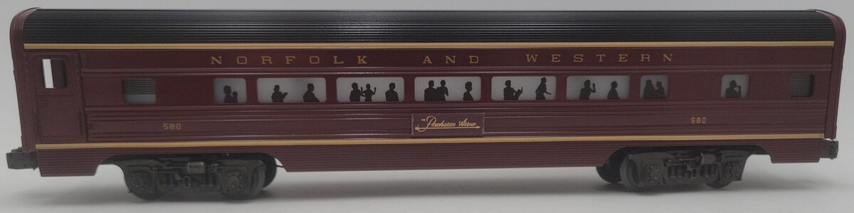 Lionel 6-9563 O Gauge Norfolk & Western Aluminum Combo Car #578 EX/Box