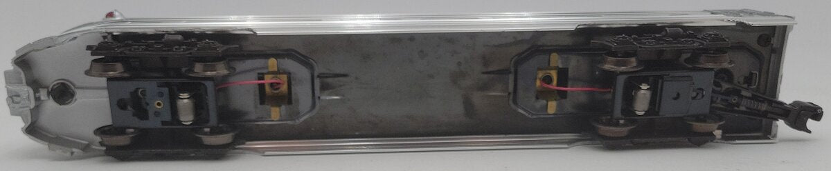 Lionel 6-9580 O Gauge Burlington Aluminum "Silver Veranda" Observation Car EX/Box