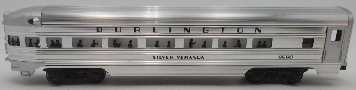 Lionel 6-9580 O Gauge Burlington Aluminum 