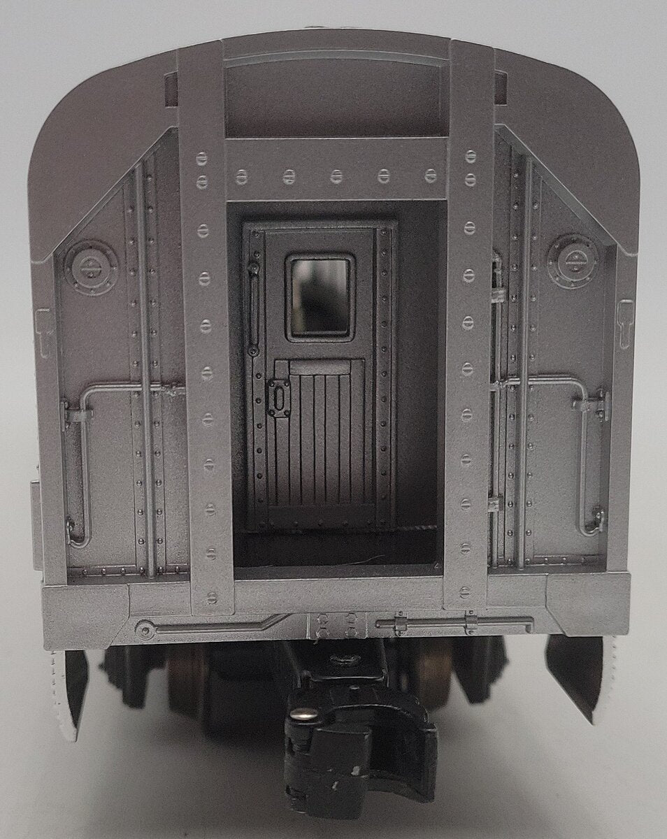 Lionel 6-9580 O Gauge Burlington Aluminum "Silver Veranda" Observation Car EX/Box