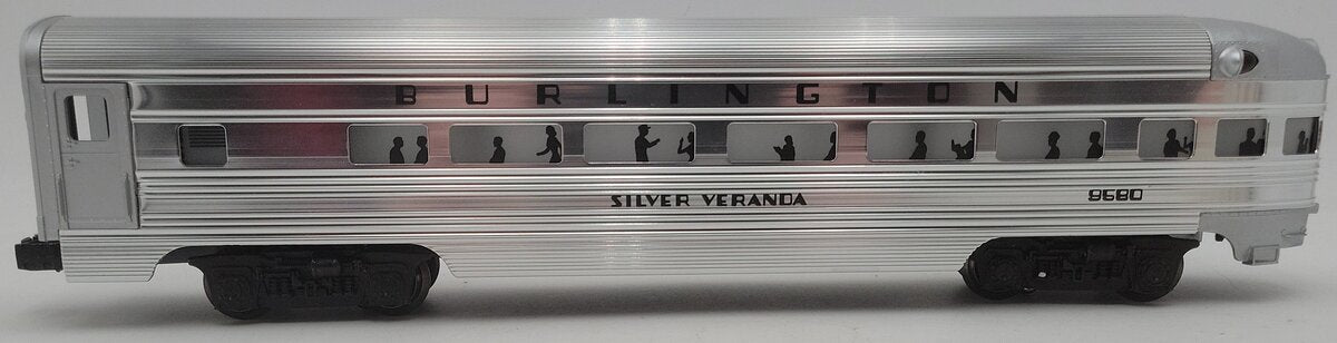 Lionel 6-9580 O Gauge Burlington Aluminum 
