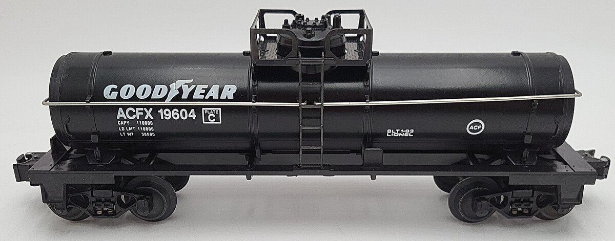 Lionel 6-19604 O Gauge Goodyear Single Dome Tank Car EX/Box