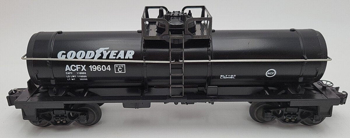Lionel 6-19604 O Gauge Goodyear Single Dome Tank Car EX/Box