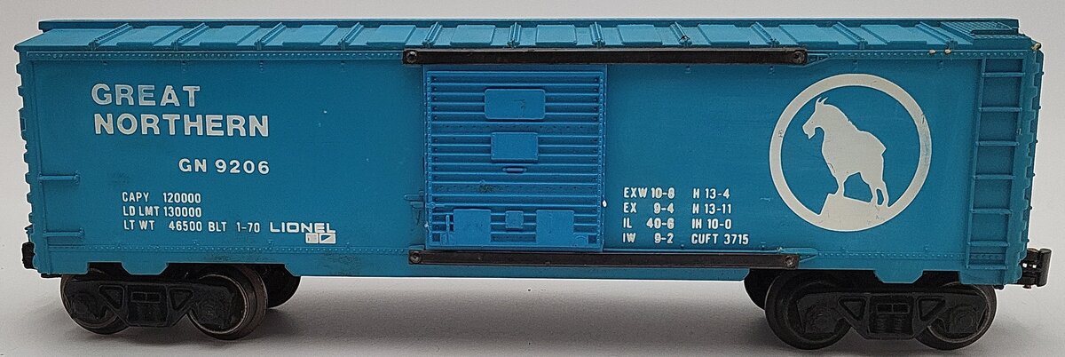 Lionel 6-9206 O Gauge Great Northern Boxcar #9206 VG/Box