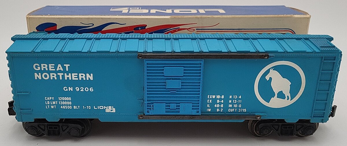Lionel 6-9206 O Gauge Great Northern Boxcar #9206 VG/Box