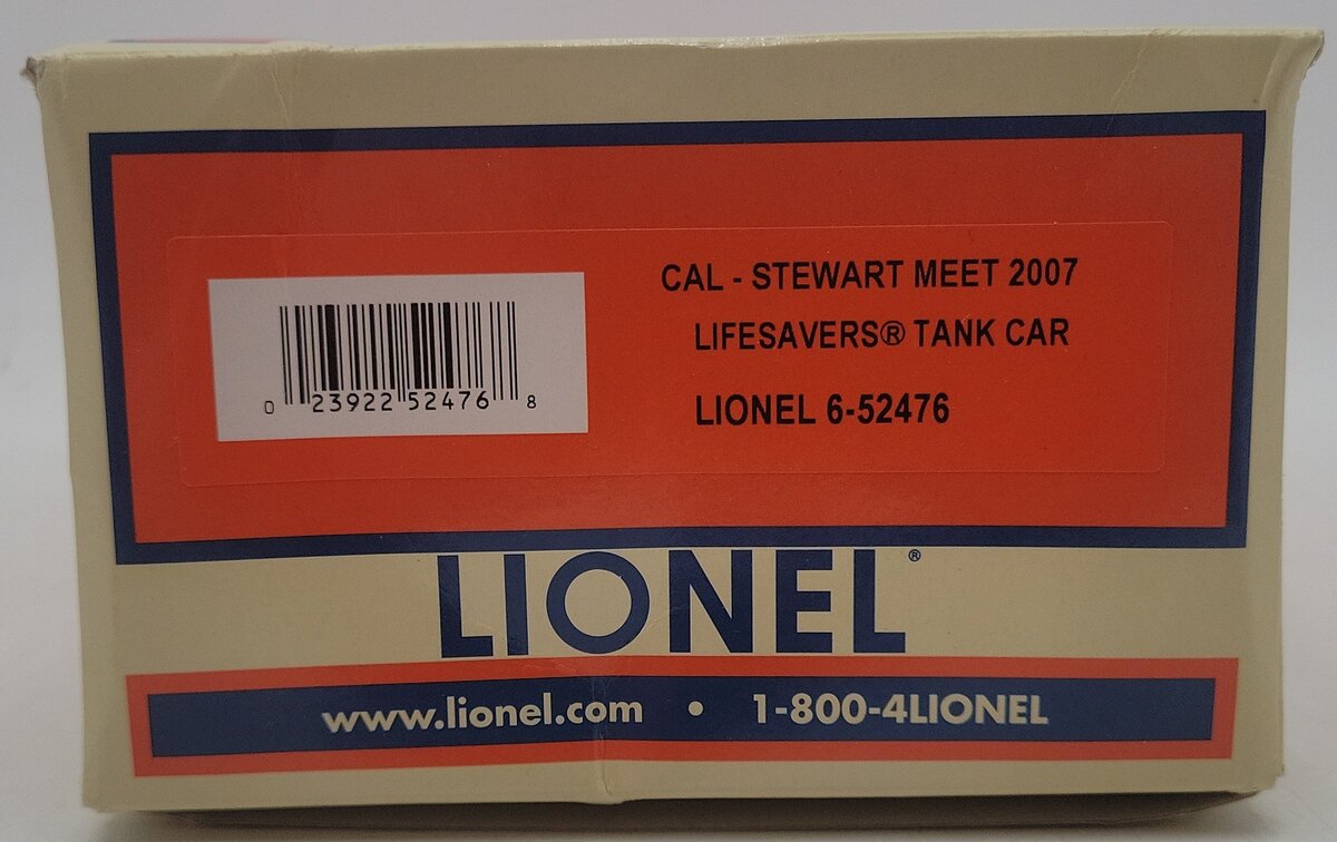 Lionel 6-52476 O Gauge Lifesaver Tank Car EX/Box