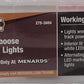 Menards 279-3684 O Gauge Santa Fe Caboose w/ Lights NIB
