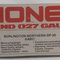 Lionel 6-8957 O Burlington Northern GP-20 Powered Diesel Locomotive EX/Box