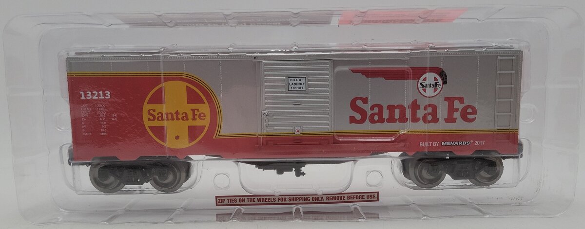 Menards 279-3830 O Gauge Santa Fe Boxcar NIB