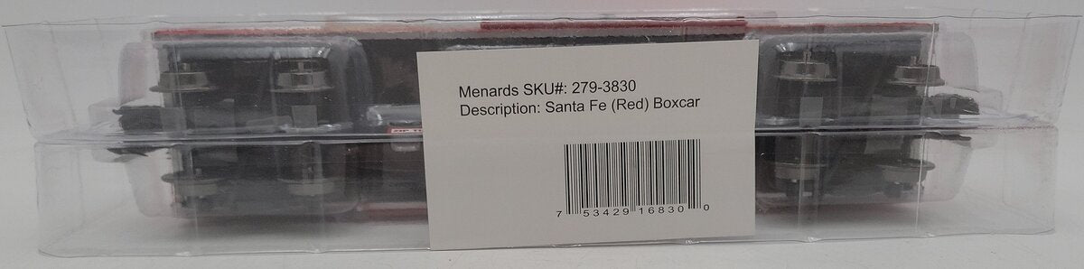 Menards 279-3830 O Gauge Santa Fe Boxcar NIB