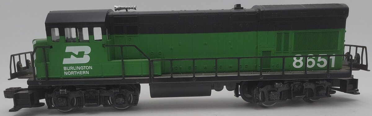 Lionel 6-8651 O Burlington Northern U36B Dummy Diesel Locomotive EX