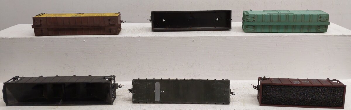 Assorted S Gauge Freight Cars [6] #190 #7055 #61021 EX