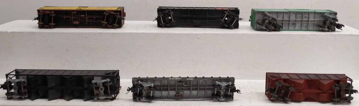 Assorted S Gauge Freight Cars [6] #190 #7055 #61021 EX