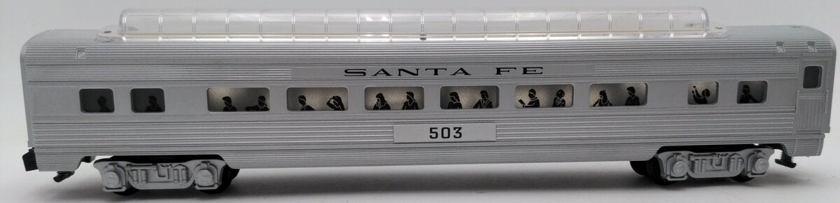American Flyer 6-49958 S Gauge Santa Fe Streamliner Full Vista Dome EX/Box