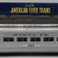 American Flyer 6-49958 S Gauge Santa Fe Streamliner Full Vista Dome EX/Box
