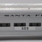 American Flyer 6-49958 S Gauge Santa Fe Streamliner Full Vista Dome EX/Box