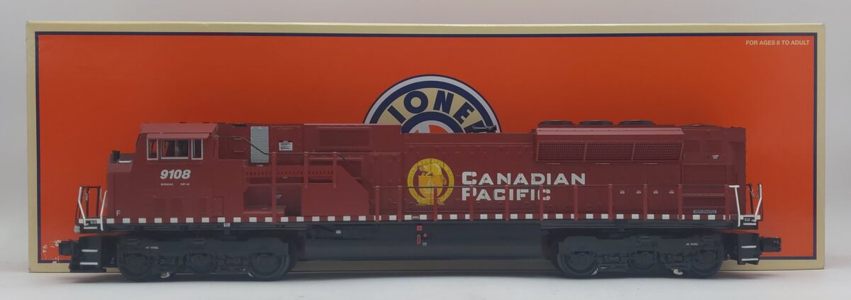Lionel 6-28254 O CP Lionmaster SD-90 Diesel Locomotive w/TMCC&RS #9108 EX/Box