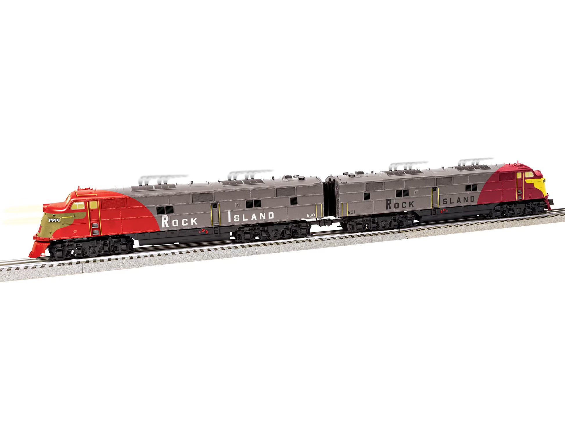 Lionel 2433630 O Rock Island Legacy E6 AA Diesel Locomotive #630, #631 NIB