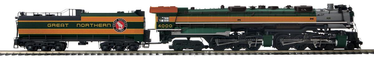 MTH 20-3943-1 O Great Northern 4-6-6-4 Z-6 Challenger Steam Engine w/ PS3 #4000 NIB