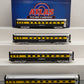 Atlas 3001596S O Nickel Plate Road 70' Streamline Passenger Sleeper Set (3 Rail) NIB
