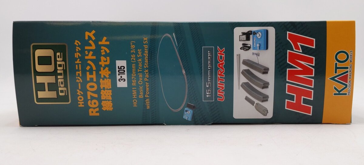 Kato 3-105 HO HM1 R670mm Basic Track Oval with Power Pack SX LN/Box