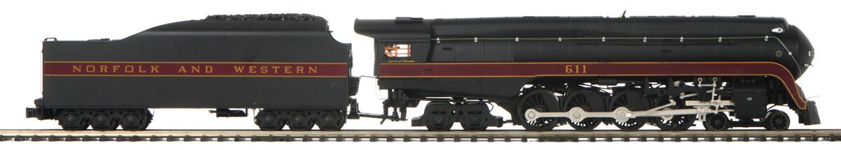 MTH 20-3947-1 O Norfolk & Western 4-8-4 J Steam Locomotive #611 w/ PS3.0 NIB