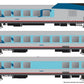 Rapido Trains 025005 HO Amtrak Phase V RTL Turboliner Passenger Car (Set of 5) NIB