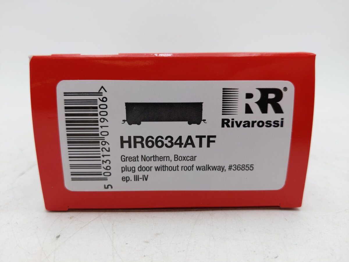 Rivarossi HR6634ATF HO Great Northern Boxcar #36855 LN/Box