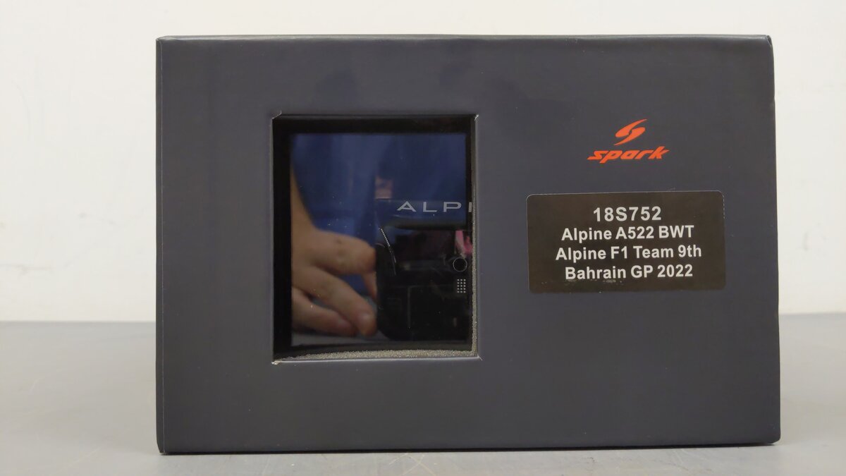 Spark 18S752 Alpine A522 BWT Alpine F1 Team 9th Bahrain GP 2022 NIB